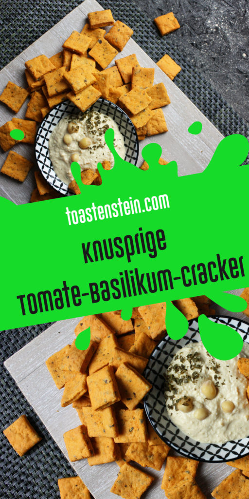 Knusprige Tomate-Basilikum-Cracker | Toastenstein