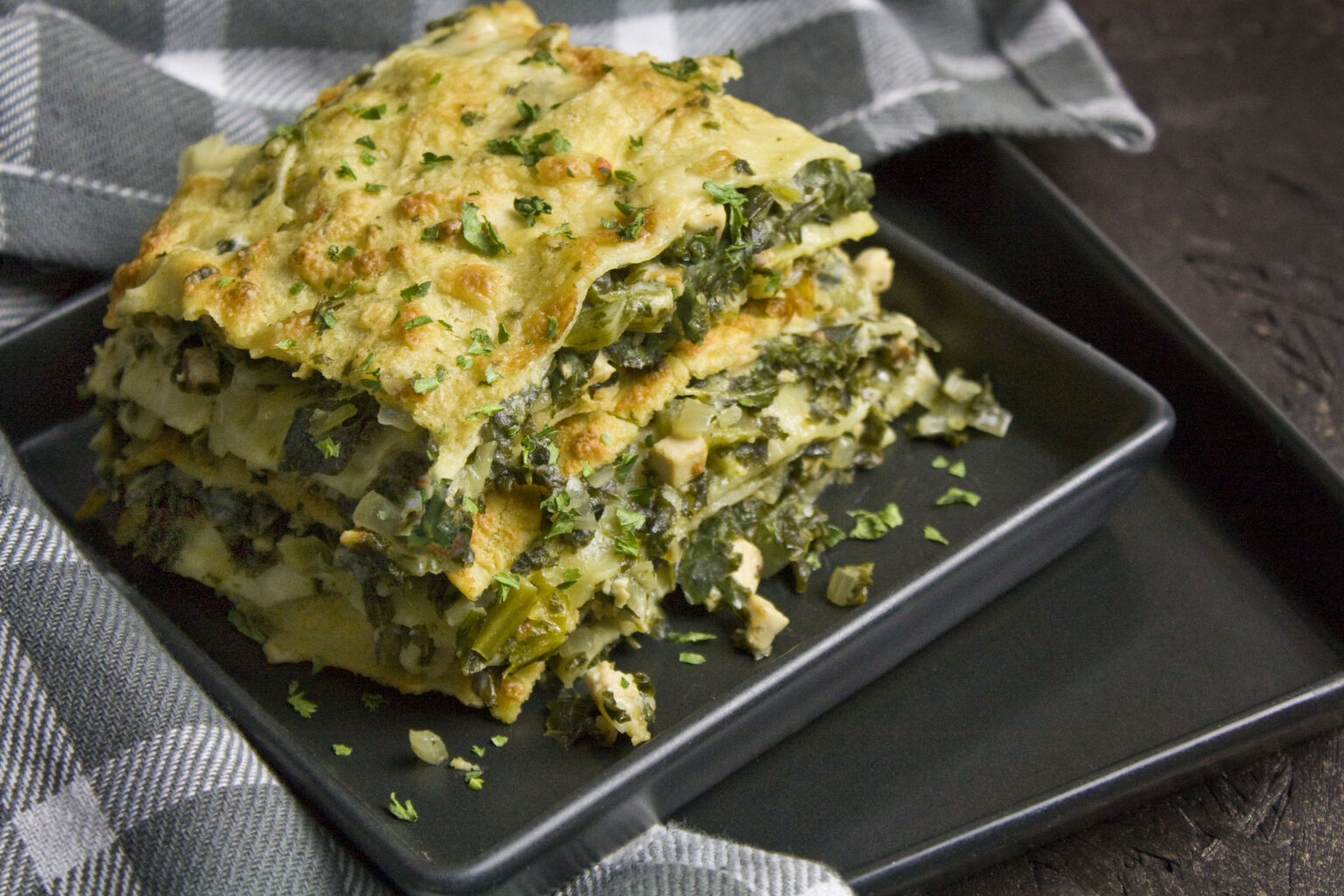 Grünkohl-Lasagne Mit Béchamel-Sauce - Toastenstein.com