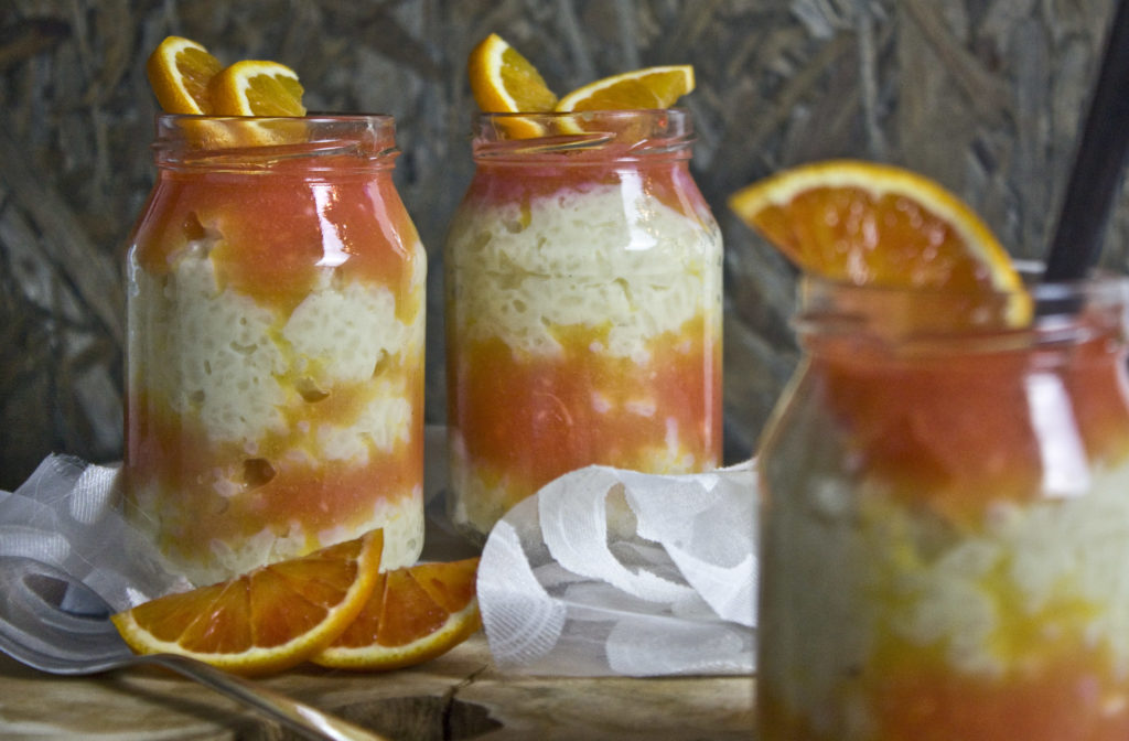 Milchreis mit Blutorangen-Sauce | Toastenstein