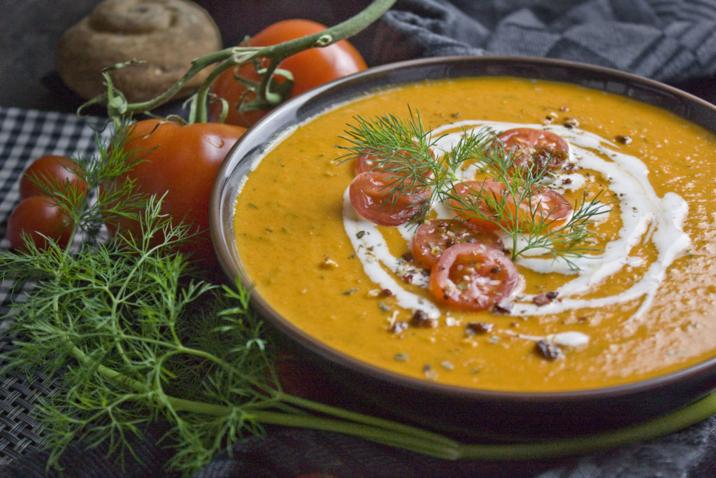 Dill-Tomaten-Suppe – Die Valentinstagssuppe | Toastenstein