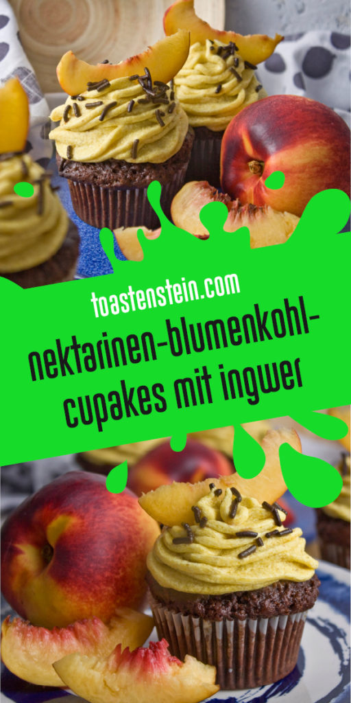 Blumenkohl-Nektarinen-Cupcakes mit Ingwer [Frankenfoods] | Toastenstein