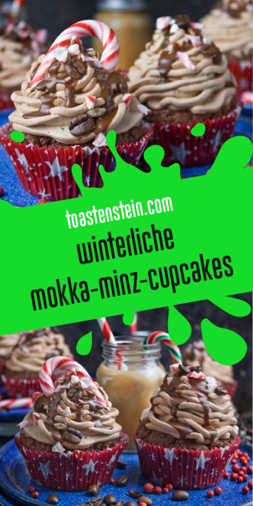 Schokoladige Mokka-Minz-Cupcakes | Toastenstein