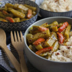 Würziges Kohlrabi-Curry mit Paprika