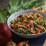 Bärlauch-Risoni-Salat mit Tomaten