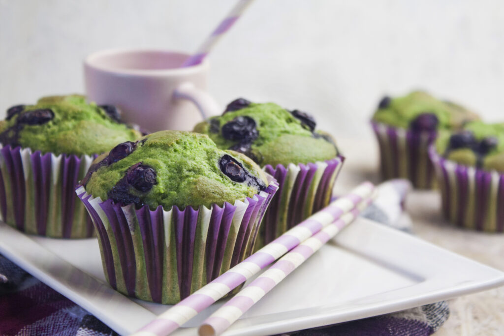 Süße Spinat-Blaubeer-Muffins | Toastenstein